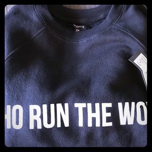 Brunette the Label “Who run the world” sweatshirt